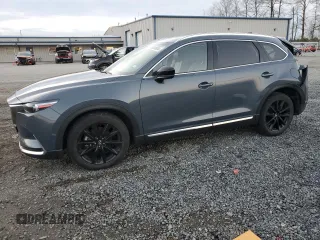 2021 Mazda CX-9 Carbon Edition with VIN JM3TCBDY1M0538672, listed as a Copart auction lot 80048854 with 53,979 mi miles and Salvage title. Bid and sale history available at DreamBid. Image 1.