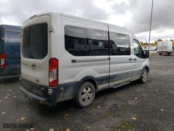 2017 Ford Transit Wagon XL with VIN 1FBAX2CMXHKA81748, listed as a Copart auction lot 72750234 with 116,704 mi miles and Salvage Title. Bid and sale history available at carsss.com. Image 3.