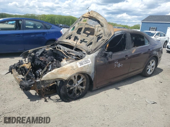 2012 Ford Fusion SE with VIN 3FAHP0HA7CR195990, listed as a Copart auction lot 56012925 with Not provided miles and Clean title. Bid and sale history available at DreamBid. Image 1.