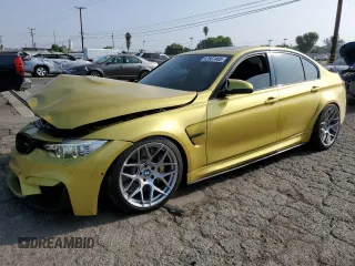 2015 BMW M3 with VIN WBS3C9C58FP804331, listed as a Copart auction lot 62507465 with 97,783 mi miles and Salvage title. Bid and sale history available at DreamBid. Image 1.
