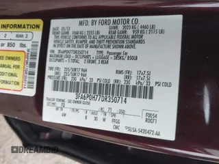 2013 Ford Fusion SE with VIN 3FA6P0H77DR350714, listed as a IAAI auction lot 42025063 with 112,876 mi miles. Bid and sale history available at carsss.com. Image 9.