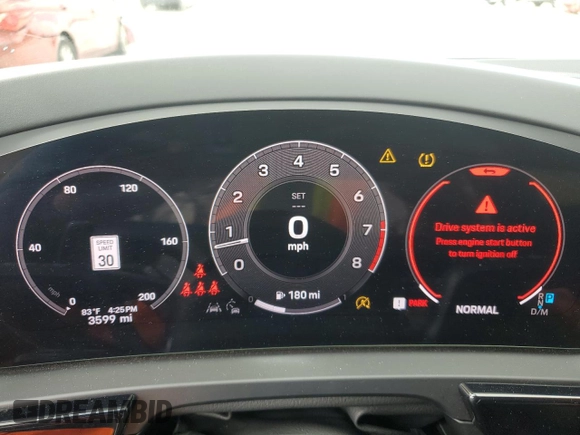 2024 Porsche Cayenne S with VIN WP1AL2AY7RDA33299, listed as a Copart auction lot 60818305 with 3,599 mi miles and Non repairable. Bid and sale history available at DreamBid. Image 9.