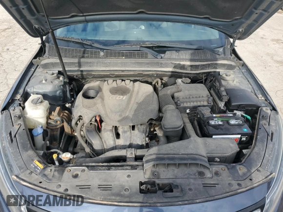 2015 Kia Optima LX with VIN KNAGM4A77F5593841, listed as a Copart auction lot 51691115 with 104,757 mi miles and Clean Title. Bid and sale history available at carsss.com. Image 11.