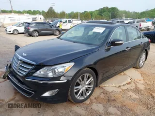 2014 Hyundai Genesis 3.8L z VIN KMHGC4DD2EU260177, wystawiony jako IAAI lot #42092212 z przebiegiem 213 055 mil mil oraz . Historia ofert i sprzedaży dostępna na DreamBid. Obrazek 2.