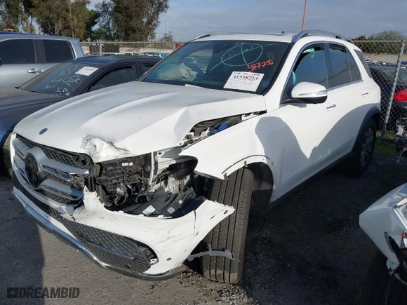 2021 Mercedes-Benz GLE with VIN 4JGFB4KB9MA568043, listed as a IAAI auction lot 41558713 with 38,488 mi miles. Bid and sale history available at carsss.com. Image 23.