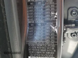 2019 Land Rover Range Rover Evoque SE с VIN SALVP2RX1KH350456, выставлен на аукционе Copart как лот 61199005 с пробегом 63 893 миль миль и Чистый • Clean title. История ставок и продаж доступна на DreamBid. Изображение 13.