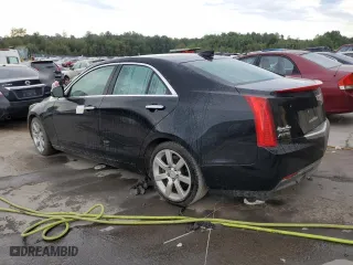 2015 Cadillac ATS Sedan Standard RWD with VIN 1G6AA5RA5F0108541, listed as a Copart auction lot 69105834 with 0 mi miles and Salvage Title. Bid and sale history available at carsss.com. Image 2.