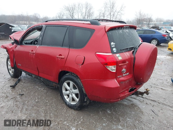 2007 Toyota RAV4 Limited with VIN JTMZK31V776003448, listed as a IAAI auction lot 41504699 with 216,628 mi miles. Bid and sale history available at carsss.com. Image 3.