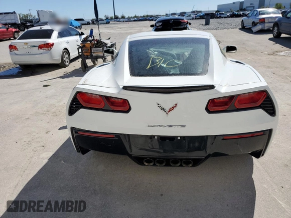 2016 Chevrolet Corvette 1LT with VIN 1G1YB2D73G5112975, listed as a Copart auction lot 48231485 with 44,038 mi miles and Clean Title. Bid and sale history available at carsss.com. Image 6.