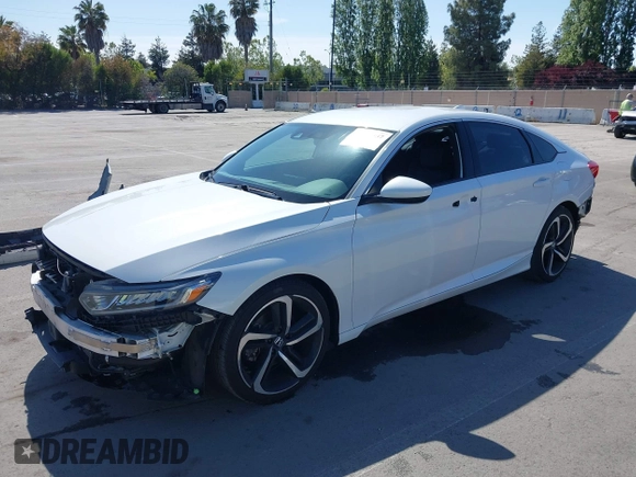 2019 Honda Accord Sport with VIN 1HGCV1F30KA031639, listed as a IAAI auction lot 42184537 with 87,619 mi miles and . Bid and sale history available at DreamBid. Image 2.