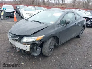 2012 Honda Civic Cpe LX with VIN 2HGFG3B5XCH564983, listed as a IAAI auction lot 41806301 with 185,634 mi miles. Bid and sale history available at carsss.com. Image 2.