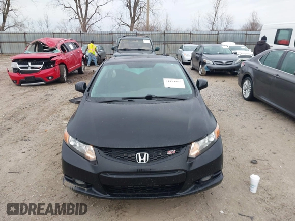 2012 Honda Civic Cpe Si with VIN 2HGFG4A51CH703857, listed as a IAAI auction lot 41484989 with 123,814 mi miles. Bid and sale history available at carsss.com. Image 12.