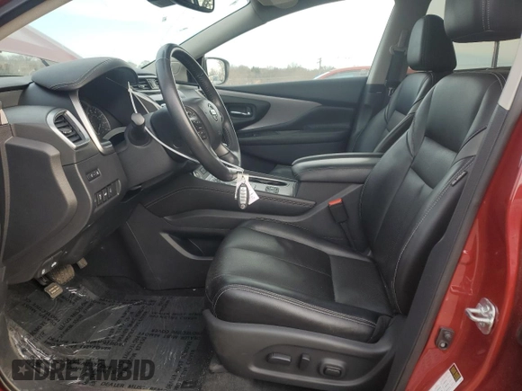 2019 Nissan Murano SL with VIN 5N1AZ2MS6KN116807, listed as a Copart auction lot 45186695 with 24,280 mi miles and Salvage Title. Bid and sale history available at DreamBid. Image 7.