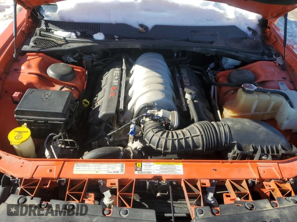 2010 Dodge Challenger SRT-8 with VIN 2B3CJ7DW9AH200908, listed as a Copart auction lot 87936325 with Not provided miles and Salvage title. Bid and sale history available at DreamBid. Image 12.