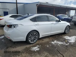 2015 Hyundai Genesis 3.8L with VIN KMHGN4JE8FU097477, listed as a Copart auction lot 51654155 with 74,358 mi miles and Salvage Title. Bid and sale history available at carsss.com. Image 3.
