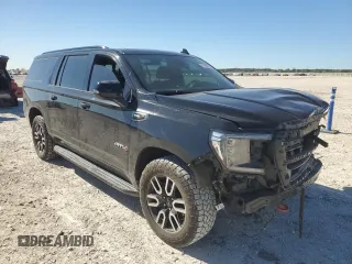 2022 GMC Yukon XL AT4 with VIN 1GKS2HKD8NR161804, listed as a Copart auction lot 81995064 with 65,088 mi miles and Salvage Title. Bid and sale history available at carsss.com. Image 4.