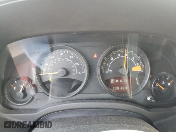 2016 Jeep Patriot Latitude with VIN 1C4NJRFB5GD742252, listed as a Copart auction lot 54364955 with 108,134 mi miles and Salvage title. Bid and sale history available at DreamBid. Image 9.
