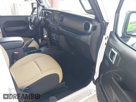 2021 Jeep Wrangler Unlimited Sport z VIN 1C4HJXDG7MW805657, wystawiony jako IAAI lot #42481446 z przebiegiem 24 299 mil mil oraz . Historia ofert i sprzedaży dostępna na DreamBid. Obrazek 5.