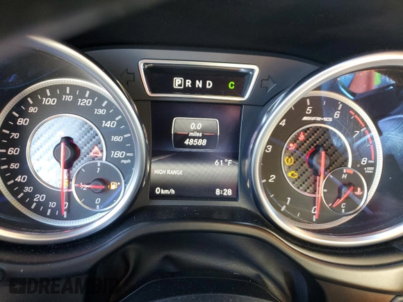 2018 Mercedes-Benz G 63 AMG with VIN WDCYC7DH3JX295570, listed as a Copart auction lot 44415945 with 48,588 mi miles and Salvage title. Bid and sale history available at DreamBid. Image 9.