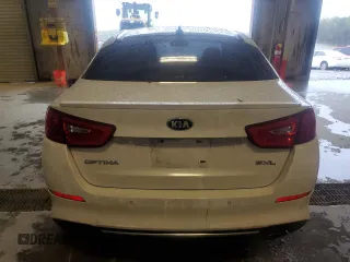 2015 Kia Optima SX Turbo with VIN 5XXGR4A6XFG443245, listed as a Copart auction lot 50758995 with 171,535 mi miles and Salvage Title. Bid and sale history available at carsss.com. Image 6.