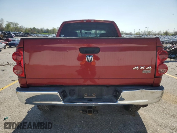 2007 Dodge 2500 ST with VIN 3D7KS28DX7G766626, listed as a Copart auction lot 52388535 with 210,703 mi miles and Clean Title. Bid and sale history available at carsss.com. Image 6.