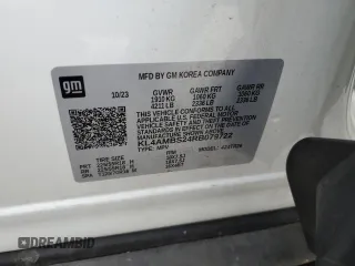 2024 Buick Encore GX Preferred с VIN KL4AMBS24RB079722, выставлен на аукционе Copart как лот 59939125 с пробегом 42 399 миль миль и Чистый • Clean title. История ставок и продаж доступна на DreamBid. Изображение 13.