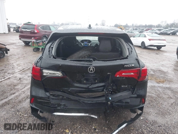 2017 Acura MDX with VIN 5J8YD4H30HL004722, listed as a IAAI auction lot 41204272 with 195,015 mi miles. Bid and sale history available at carsss.com. Image 6.