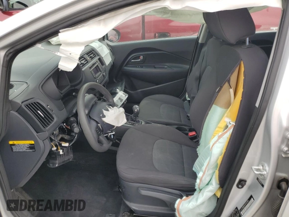 2015 Kia Rio LX with VIN KNADM4A33F6521898, listed as a Copart auction lot 47700235 with 45,262 mi miles and Salvage Title. Bid and sale history available at carsss.com. Image 7.