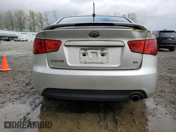 2011 Kia Forte SX with VIN KNAFW4A39B5358161, listed as a Copart auction lot 52564085 with 148,677 mi miles and Clean Title. Bid and sale history available at carsss.com. Image 6.
