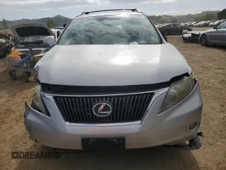 2010 Lexus RX 350 with VIN 2T2ZK1BA6AC033990, listed as a Copart auction lot 53587265 with 0 mi miles and Salvage Title. Bid and sale history available at carsss.com. Image 5.