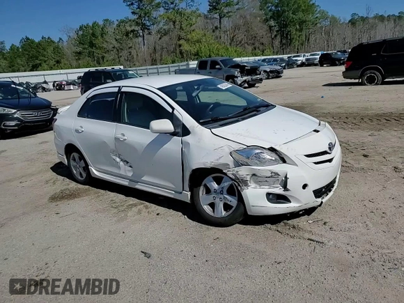 2007 Toyota Yaris with VIN JTDBT923371049998, listed as a Copart auction lot 48582445 with 217,625 mi miles and Salvage Title. Bid and sale history available at DreamBid. Image 11.