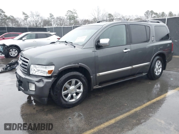 2006 Infiniti QX56 with VIN 5N3AA08C26N801219, listed as a IAAI auction lot 41714441 with 240,769 mi miles and . Bid and sale history available at DreamBid. Image 2.