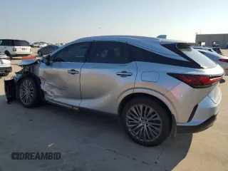 2023 Lexus RX with VIN 2T2BBMCA6PC016763, listed as a Copart auction lot 61990174 with 5,247 mi miles and Salvage Title. Bid and sale history available at carsss.com. Image 2.