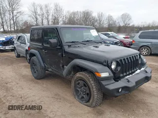 2018 Jeep Wrangler Sport S with VIN 1C4GJXAG0JW224562, listed as a IAAI auction lot 41327316 with 68,761 mi miles and . Bid and sale history available at DreamBid. Image 1.