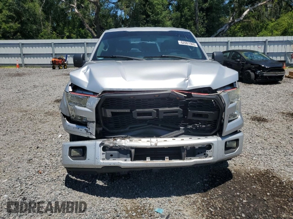 2016 Ford F-150 XL with VIN 1FTEW1CP0GKF41082, listed as a Copart auction lot 62001965 with 205,027 mi miles and Salvage title. Bid and sale history available at DreamBid. Image 5.