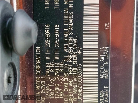 2016 Lexus NX 200t with VIN JTJYARBZ1G2023315, listed as a Copart auction lot 53618905 with 142,123 mi miles and Salvage title. Bid and sale history available at DreamBid. Image 15.
