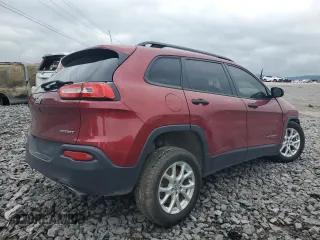 2016 Jeep Cherokee Sport z VIN 1C4PJLAS4GW329806, wystawiony jako Copart lot #56226425 z przebiegiem Nie podano mil oraz Szkoda całkowita • Salvage title. Historia ofert i sprzedaży dostępna na DreamBid. Obrazek 3.