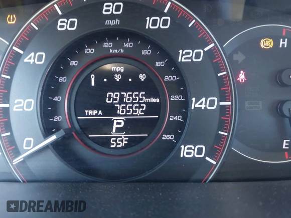 2015 Honda Accord Sport with VIN 1HGCR2F55FA200569, listed as a IAAI auction lot 41843146 with 97,655 mi miles and . Bid and sale history available at DreamBid. Image 15.