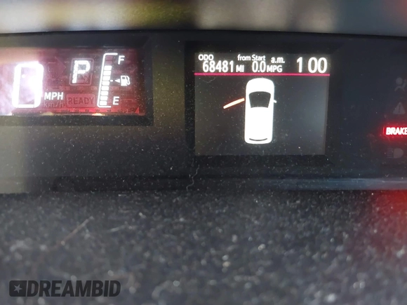 2016 Toyota Prius One with VIN JTDKDTB39G1122107, listed as a IAAI auction lot 42010864 with 68,481 mi miles and . Bid and sale history available at DreamBid. Image 7.