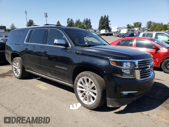 2019 Chevrolet Suburban Premier with VIN 1GNSKJKJ1KR151983, listed as a Copart auction lot 68709074 with 86,611 mi miles and Salvage Title. Bid and sale history available at DreamBid. Image 4.
