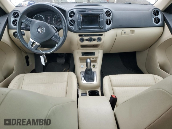 2017 Volkswagen Tiguan Wolfsburg Edition with VIN WVGRV7AX0HK003389, listed as a Copart auction lot 59709615 with 88,491 mi miles and Salvage title. Bid and sale history available at DreamBid. Image 8.