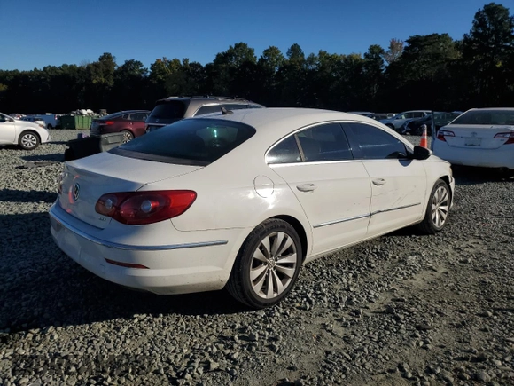 2010 Volkswagen CC Sport with VIN WVWMN7AN9AE545527, listed as a Copart auction lot 75235154 with 132,893 mi miles and Salvage Title. Bid and sale history available at DreamBid. Image 3.