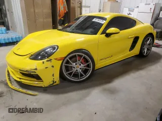 2018 Porsche 718 Cayman S with VIN WP0AB2A80JK279373, listed as a Copart auction lot 88150375 with 39,625 mi miles and Salvage Title. Bid and sale history available at DreamBid. Image 1.