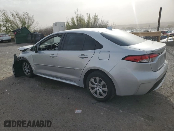 2020 Toyota Corolla LE with VIN 5YFEPRAE7LP033491, listed as a Copart auction lot 51598275 with 56,011 mi miles and Salvage Title. Bid and sale history available at carsss.com. Image 2.