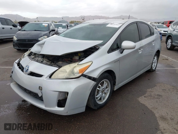 2010 Toyota Prius II with VIN JTDKN3DU5A0013143, listed as a IAAI auction lot 41793661 with 460,723 mi miles. Bid and sale history available at carsss.com. Image 17.