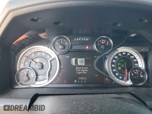 2017 Ram 1500 Big Horn with VIN 1C6RR7LM4HS881037, listed as a Copart auction lot 43781335 with 101,829 mi miles and Salvage Title. Bid and sale history available at carsss.com. Image 9.