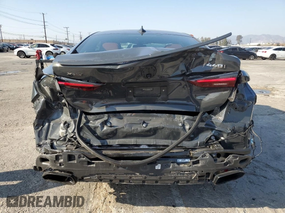 2021 BMW 4 Series M440i xDrive with VIN WBA13AR05MCF92780, listed as a Copart auction lot 42741285 with 41,751 mi miles and Salvage Title. Bid and sale history available at DreamBid. Image 6.