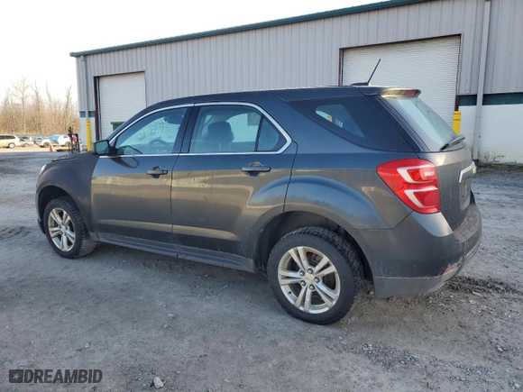 2017 Chevrolet Equinox LS with VIN 2GNALBEK7H1594062, listed as a Copart auction lot 48672695 with 108,538 mi miles and Salvage Title. Bid and sale history available at carsss.com. Image 2.