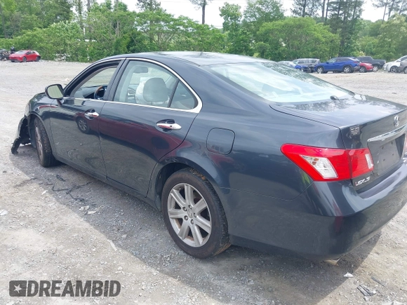 2007 Lexus ES 350 with VIN JTHBJ46G272106335, listed as a IAAI auction lot 42178008 with 144,552 mi miles. Bid and sale history available at carsss.com. Image 3.