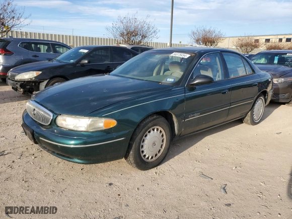 1997 Buick Century Custom with VIN 2G4WS52M7V1456070, listed as a Copart auction lot 84078454 with 0 mi miles and Salvage Title. Bid and sale history available at carsss.com. Image 1.